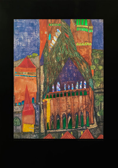 Katedralen 1 av Friedensreich Hundertwasser
